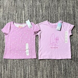 Cat & Jack- Girl’s Purple T-Shirts Set Size XS (4/5)